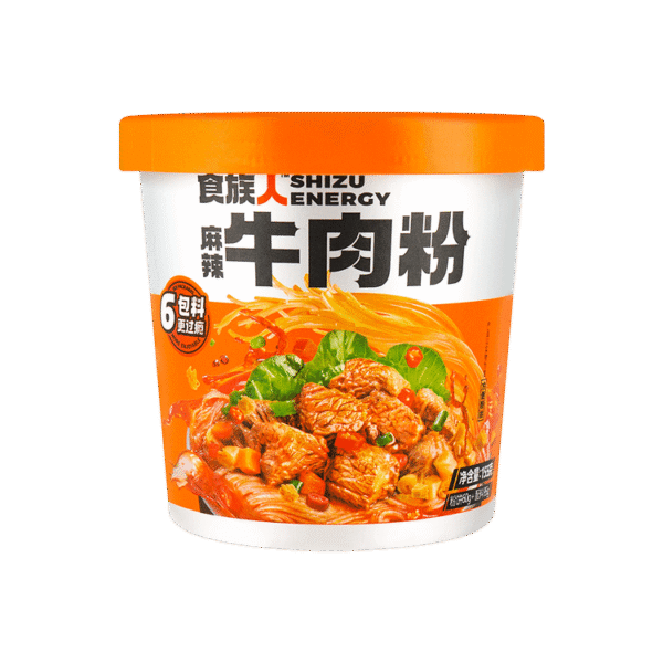 Shizuren Spicy Mala Beef Noodles - Instant Noodles