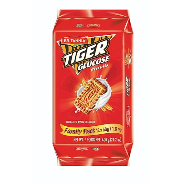 BRITANNIA Tiger Glucose Biscuits Family Pack 21.2oz (600g)