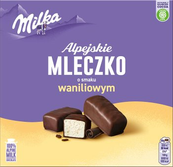 Milka Glazed Vanilla Marshmallow Chocolates