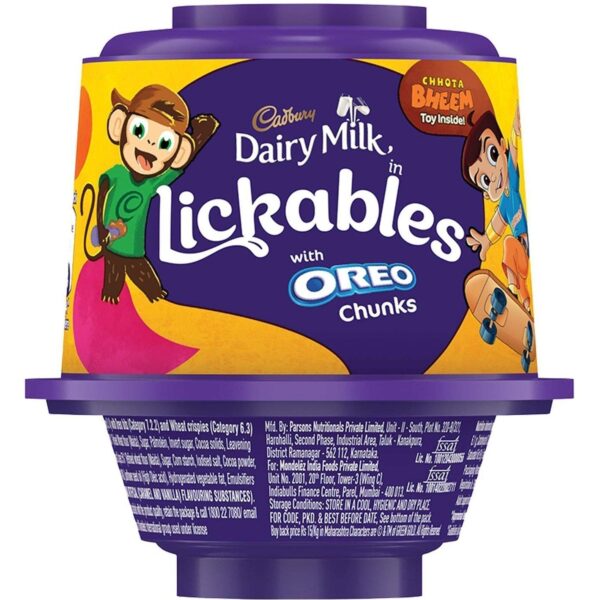 Cadbury Lickables with Oreo Chunks