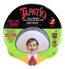 Tapatío Ramen Noodle Soup: Chilli Lime Shrimp