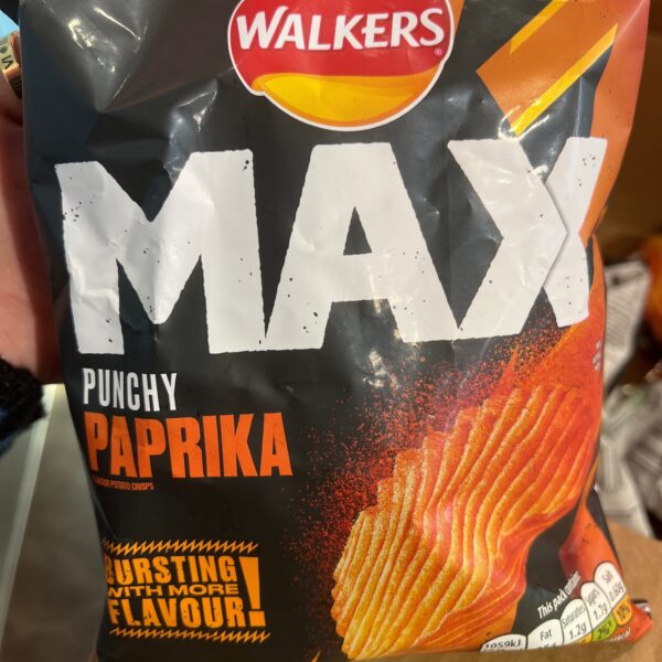 Walkers Max Punchy Paprika 50g