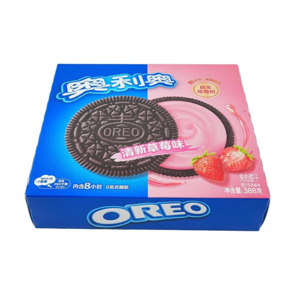 Oreo Sandwich Cookies - Strawberry Flavor
