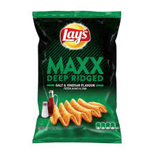 Lay’s Maxx Deep Ridged Salt & Vinegar Flavor