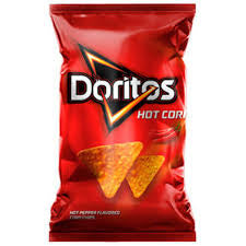 Doritos Hot Pepper Flavored Corn Chips
