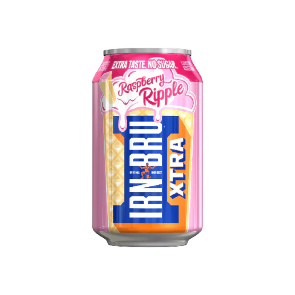 IRN BRU XTRA RASPBERRY RIPPLE