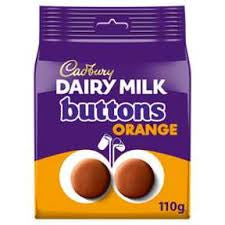 Cadbury Dairy Milk Buttons Orange
