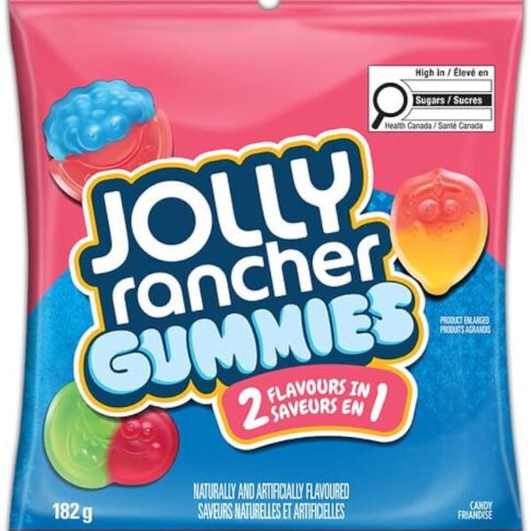 Jolly Rancher gummies 2 flavors in 1