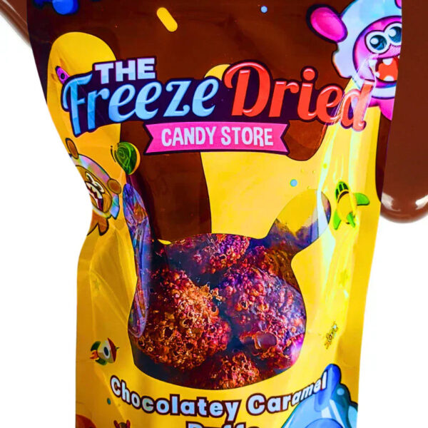Freeze Dried Chocolatey Caramel Puffs