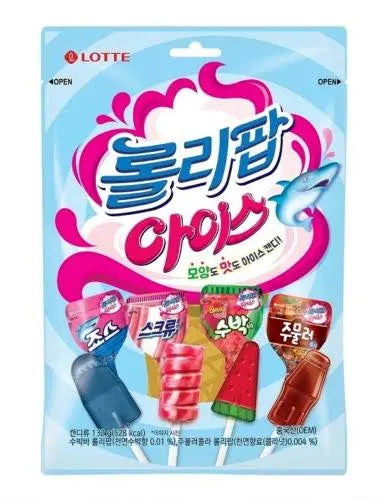 Lotte Lollipop Ice Cream Flavor & Shape