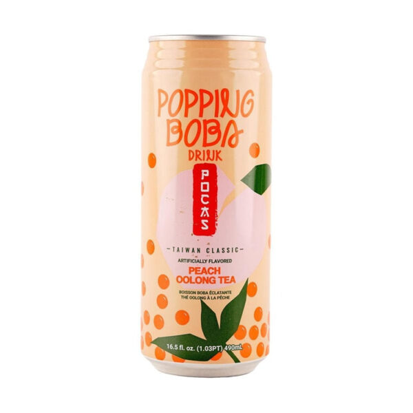 Popping Boba Peach Oolong Tea