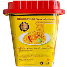 Spicy Salted Egg Yolk Flavor Instant Noodle