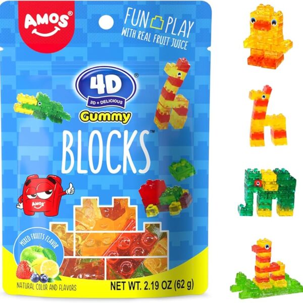 Amos 4D Gummy Building Blocks