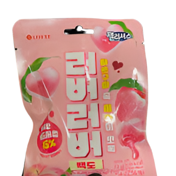 Lotte Jellycious Heart White Peach Flavor