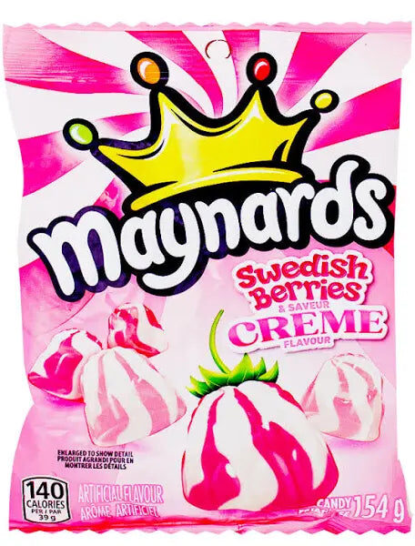 Maynards swedish berries & saveur creme flavor