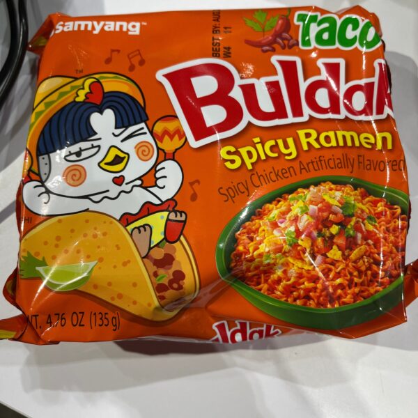 Buldak taco flavor