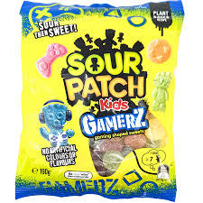 Sour patch kids Gamerz gaming shaped sweets