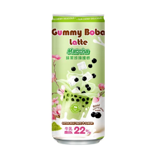 Gummy Boba Latte Matcha