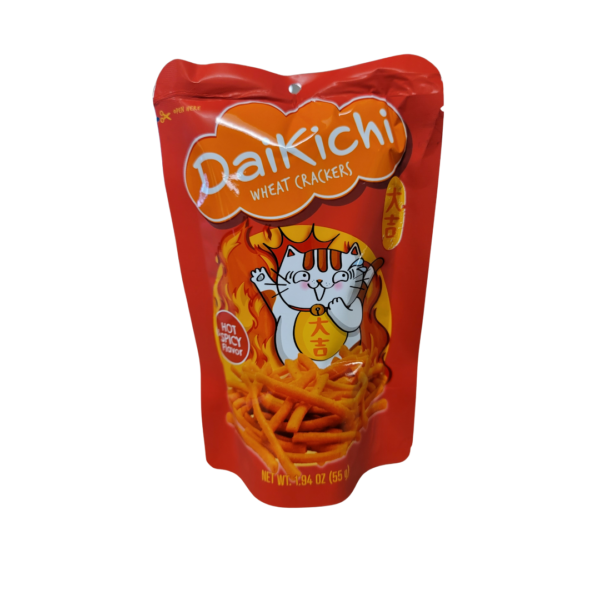 Daikichi Wheat Crackers Hot Spicy Flavor
