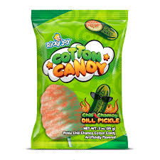 Cotton candy: chilli Chamoy dill pickle