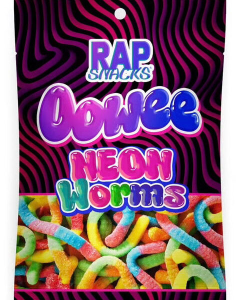 Rap Snacks Oowee Neon Worms