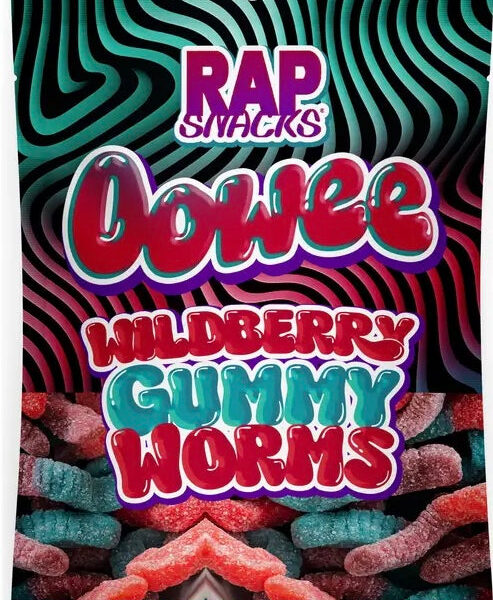 Rap Snacks Oowee Wildberry Gummy Worms
