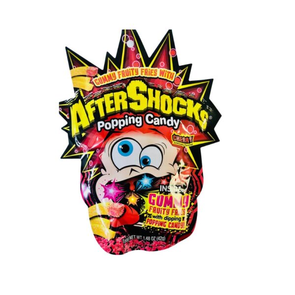 Gummy Fruity Fries With After Shocks Popping Candy Cherry