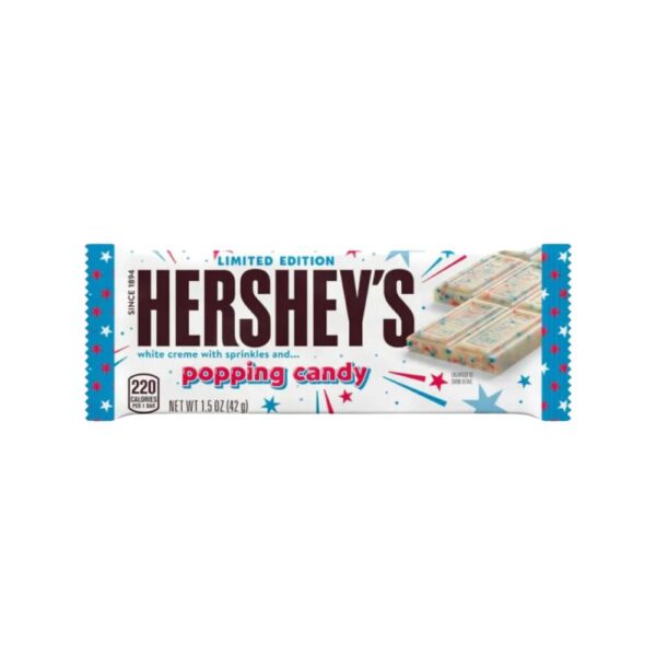 Hershey's White Creme with Sprinkles & Popping Candy