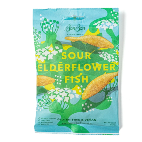 Bon Bon Sour Elderflower Fish