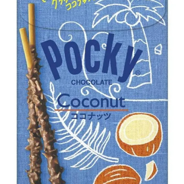 Pocky chocolate coconut