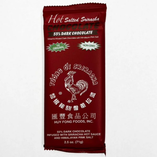 Hot Salted Sriracha chocolate 55% dark