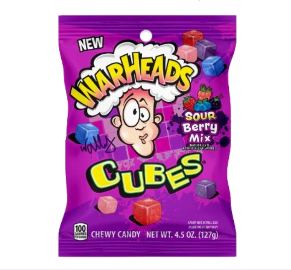 Warheads cubes sour berry mix