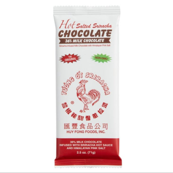 Hot Salted Sriracha chocolate 36% Milk