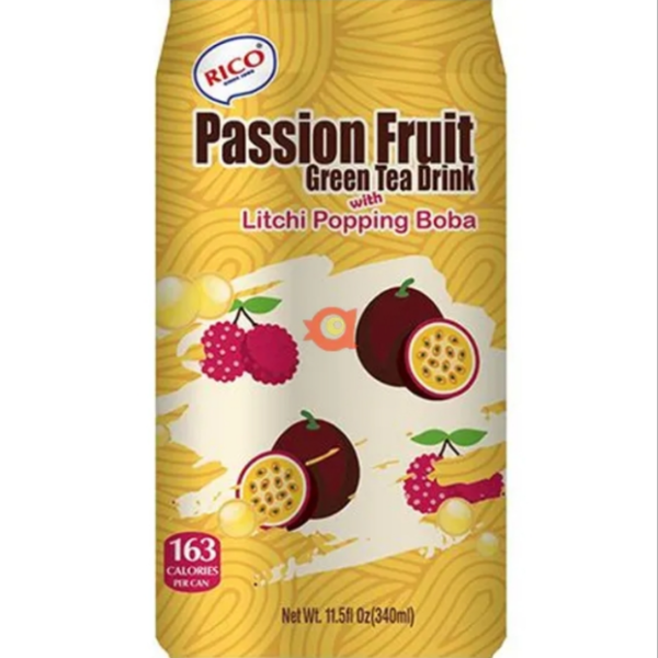 Passion Fruit Green tea drink