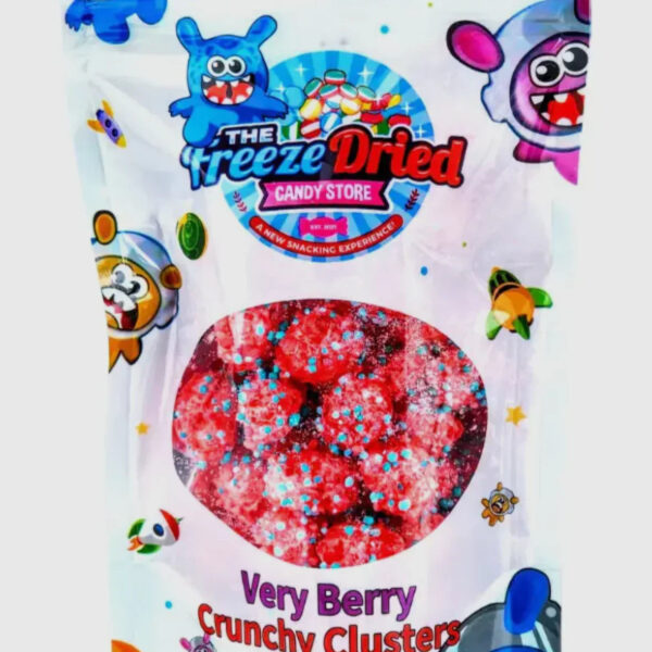 The freeze dried very berry crunchy clusters