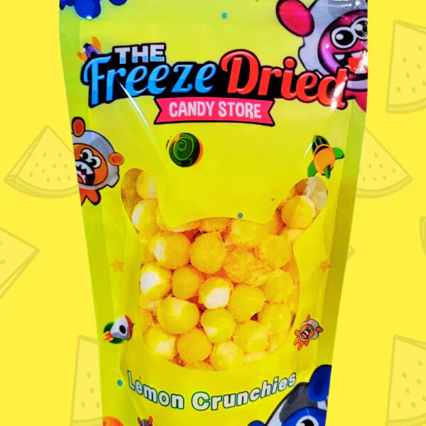The freeze dried lemon crunchies