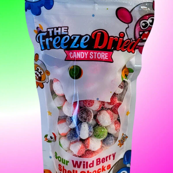 The freeze dried sour wild berry shell shocks