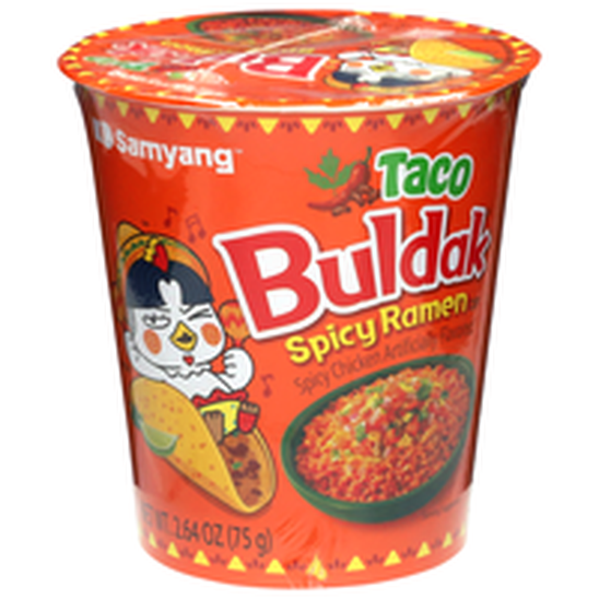 Buldak taco spicy ramen cup
