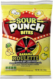 Sour punch bites banana roulette
