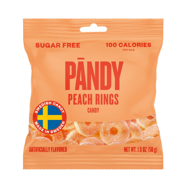 Pāndy Peach Rings Candy
