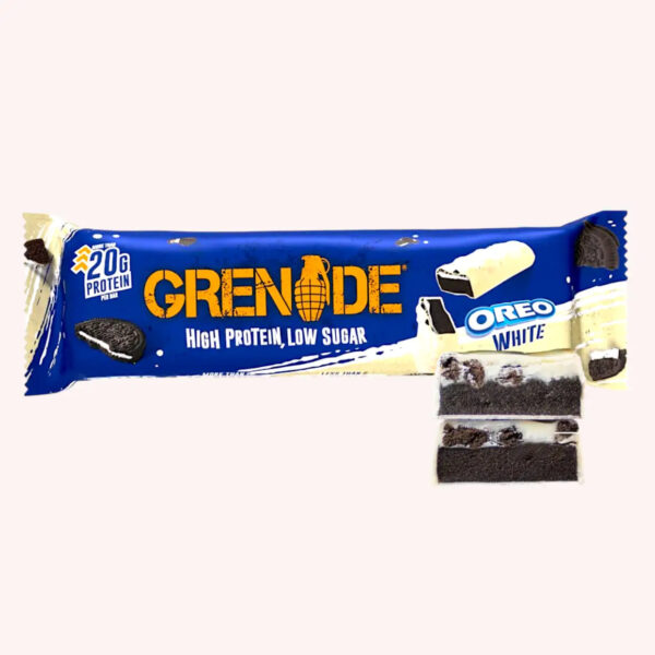Grenade Protein Bar Oreo white