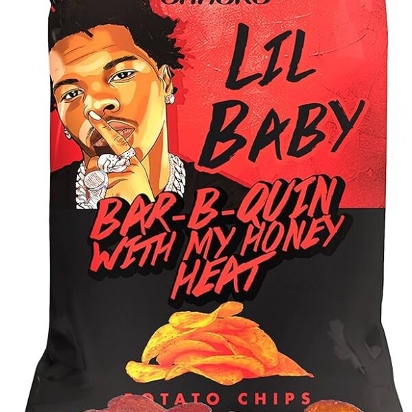 Rap snacks lil baby bbq/honey heat