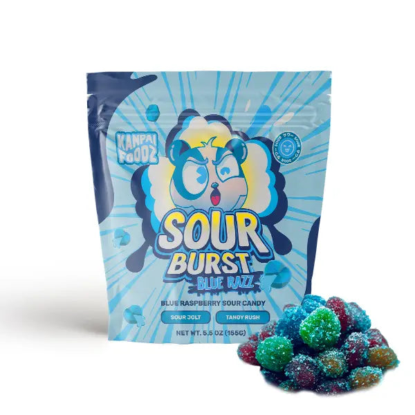 Blue razz sour burst