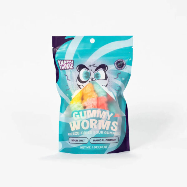 Gummy worms Candy freeze dried