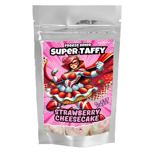 Freeze dried strawberry cheesecake
