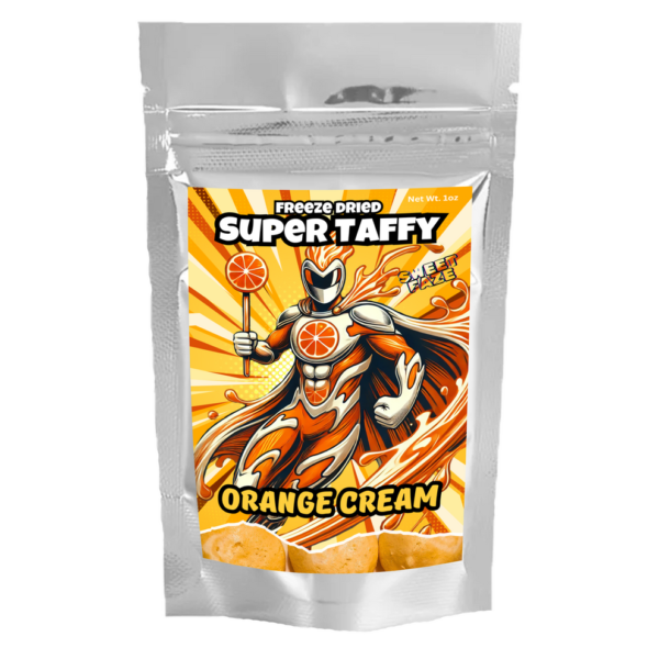 Freeze dried orange cream
