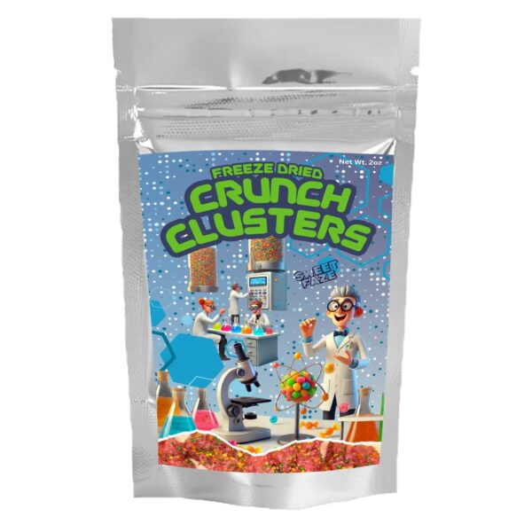 Freeze dried crunch clusters
