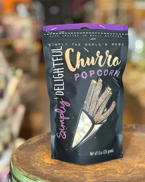 Simply delightful churro popcorn