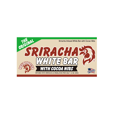 Sriracha White Bar with Cocoa Nibs