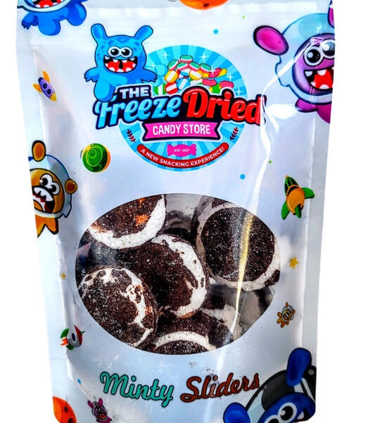 Freeze dried minty sliders